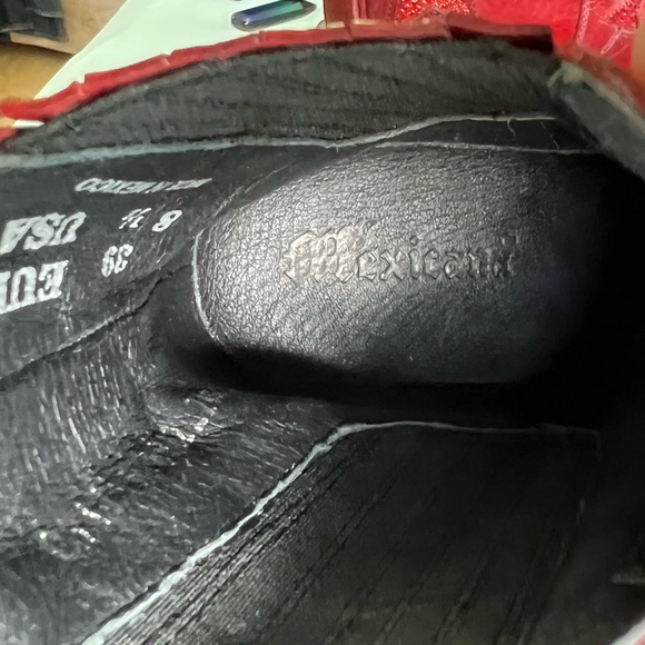 Mexicana by Old Gringo Reach for the Stars Circus boots fire red/red NIB 8.5 - Picture 11 of 14